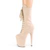 Pleaser - FLAMINGO1050FS Plateau Laarzen, Paaldans schoenen - Paaldans schoenen - Beige Product image